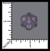 Magic Spindown Die - Murders At Karlov Manor - Purple